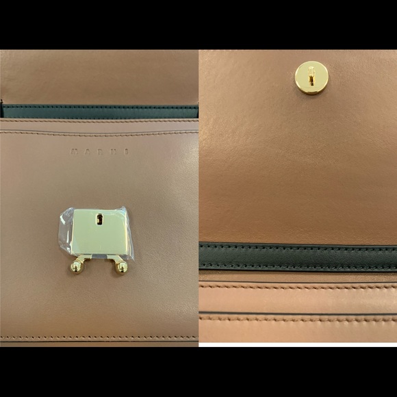 MARNI Calfskin Trunk NWT Shoulder Crossbody Bag - Picture 9 of 10